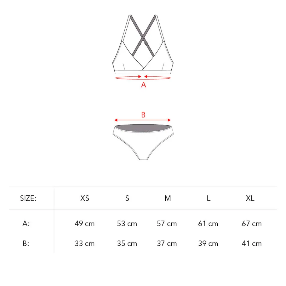 Pierre Robert Badetøy-Bikinitopp Light Blue