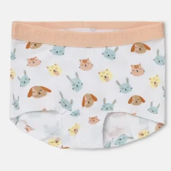 Pierre Robert Undertøy-Boxer Liten Jente Happy Yellow and White