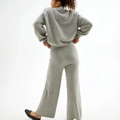 Pierre Robert Underdeler|Sommerull-Bukse I Merinoull Grey Melange