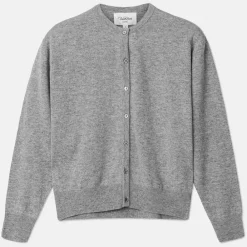 Pierre Robert Overdeler|Gensere-Cardigan Grey Melange