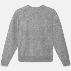 Pierre Robert Overdeler|Gensere-Cardigan Grey Melange