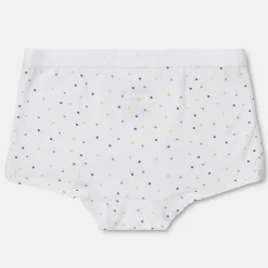 Pierre Robert Undertøy-Hipstertruse Stor Jente Ocean Teal and White