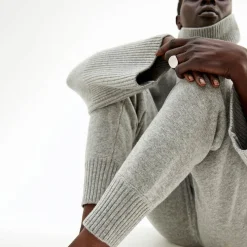 Pierre Robert Underdeler|Underdeler-Joggers I Ull Grey Melange