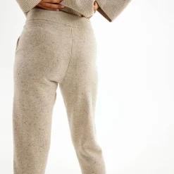 Pierre Robert Underdeler|Underdeler-Joggers I Ull Beige Melange