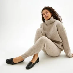 Pierre Robert Underdeler|Underdeler-Joggers I Ull Beige Melange