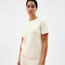 Pierre Robert T-Skjorter|Loungewear-Kortermet Genser Ecru