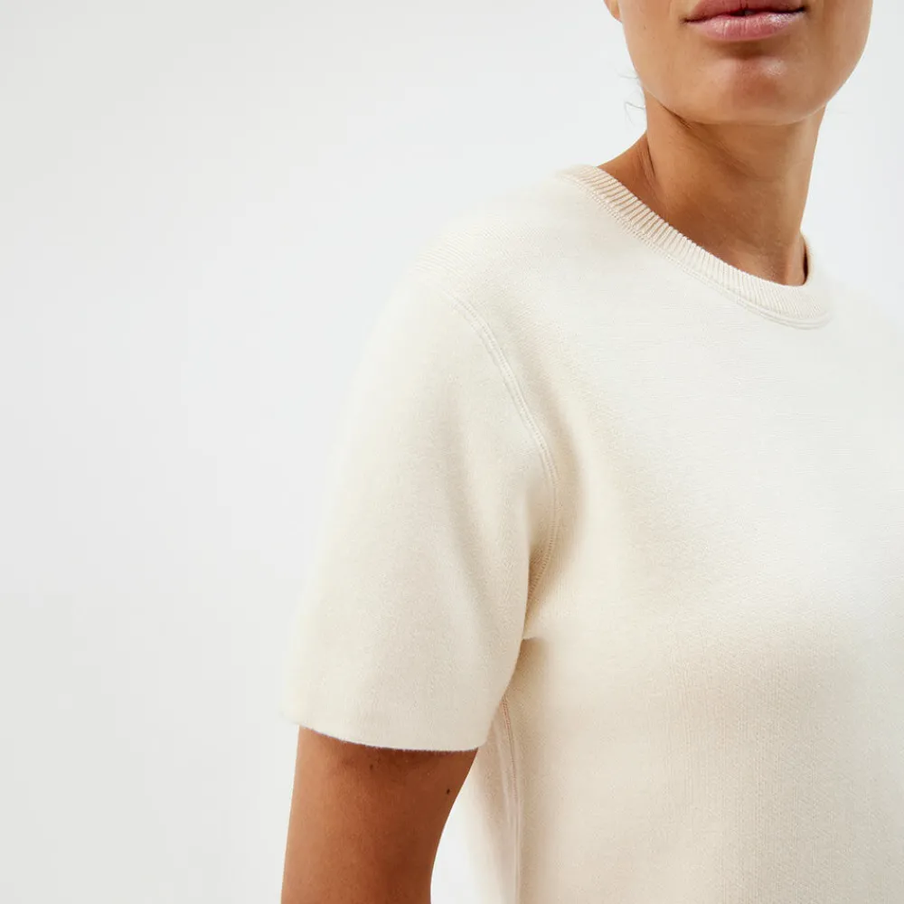 Pierre Robert T-Skjorter|Loungewear-Kortermet Genser Ecru