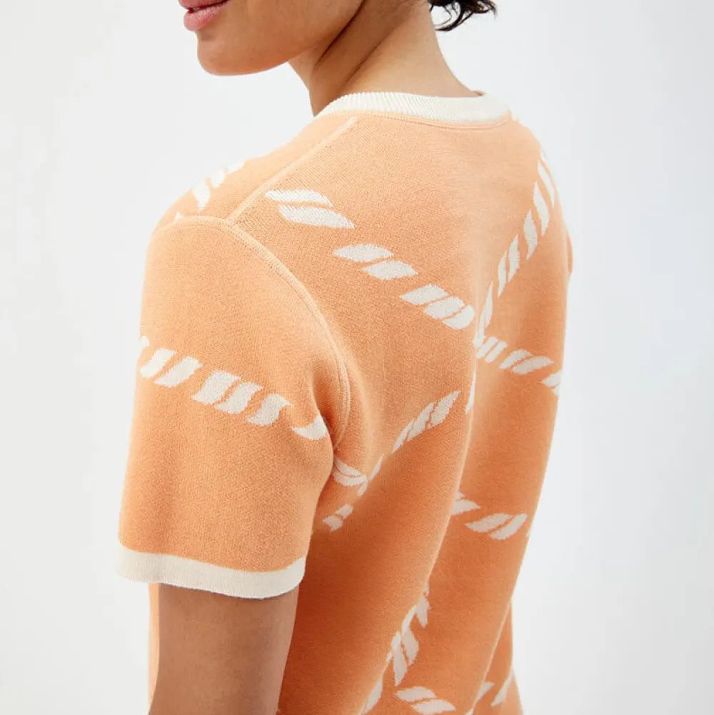 Pierre Robert T-Skjorter|Loungewear-Kortermet Genser Apricot/Ecru