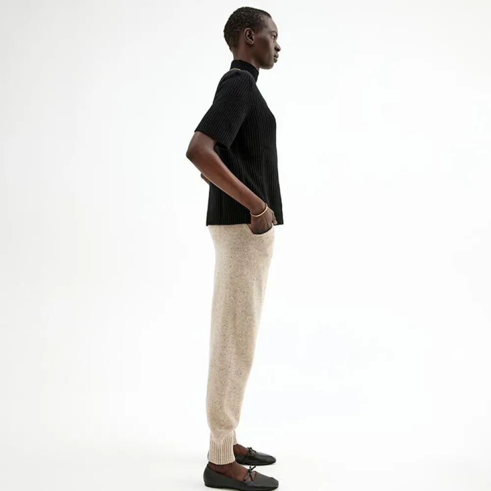 Pierre Robert Overdeler|Sommerull-Kortermet Genser I Ull Black