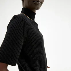 Pierre Robert Overdeler|Sommerull-Kortermet Genser I Ull Black