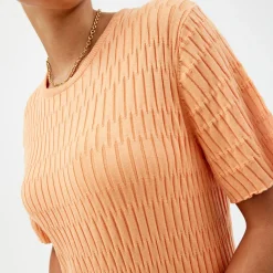 Pierre Robert Kjoler Og Skjørt|Loungewear-Kortermet Kjole Apricot