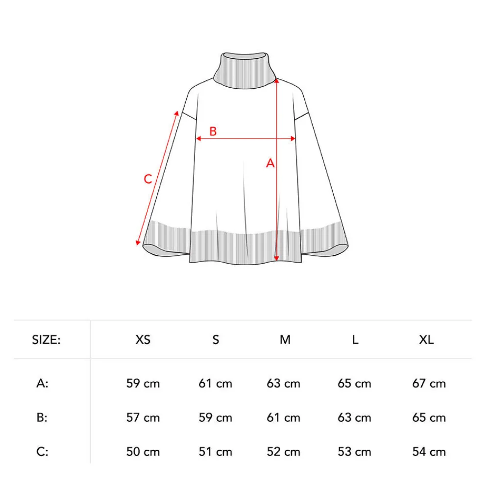 Pierre Robert Gensere|Overdeler-Oversized Høyhalset Strikkegenser Black