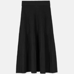 Pierre Robert Underdeler|Kjoler Og Skjørt-Plissert Skjørt Black