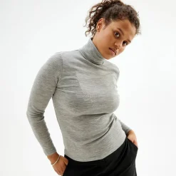 Pierre Robert Overdeler|Sommerull-Pologenser Ull Grey Melange