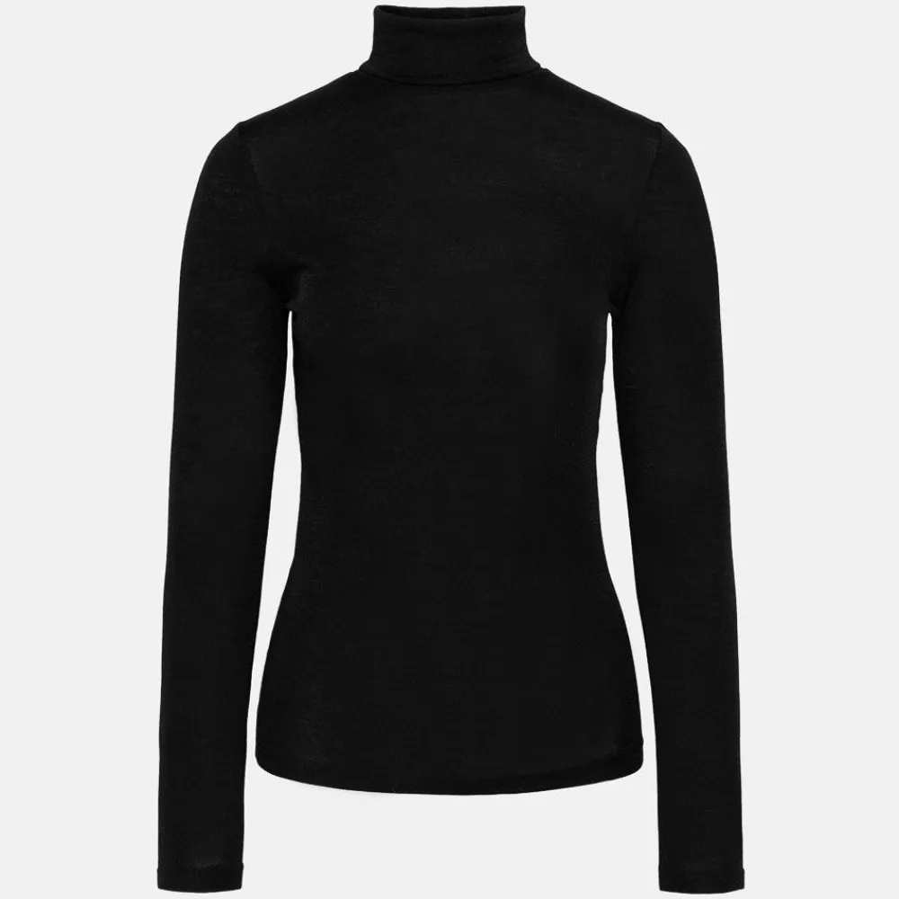 Pierre Robert Overdeler|Gensere-Pologenser Ull Jet Black