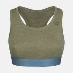 Pierre Robert Ullundertøy|Sommerull-Sports-BH I Merinoull Khaki