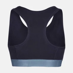 Pierre Robert Sportsull|Ullundertøy-Sports-BH I Merinoull Navy Melange