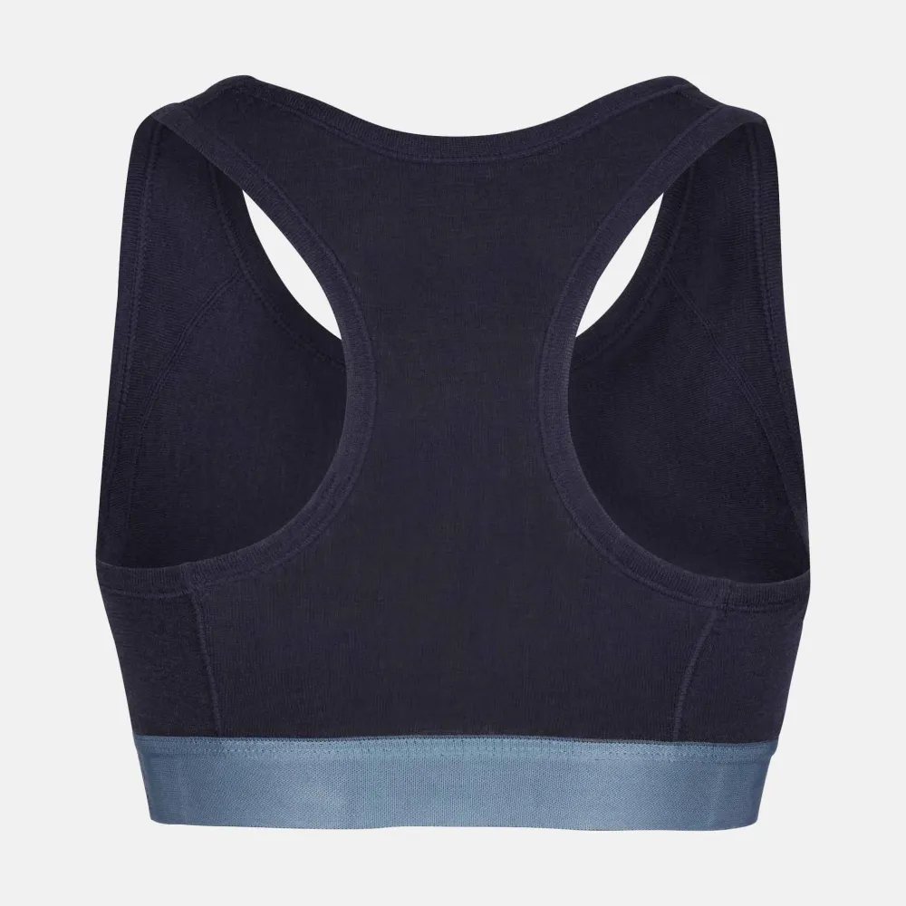 Pierre Robert Sportsull|Ullundertøy-Sports-BH I Merinoull Navy Melange