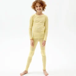 Pierre Robert Underdeler|Ullundertøy-Stilongs Ull Barn Yellow Cream