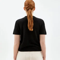 Pierre Robert Overdeler|Sommerull-T-skjorte I Ull Black