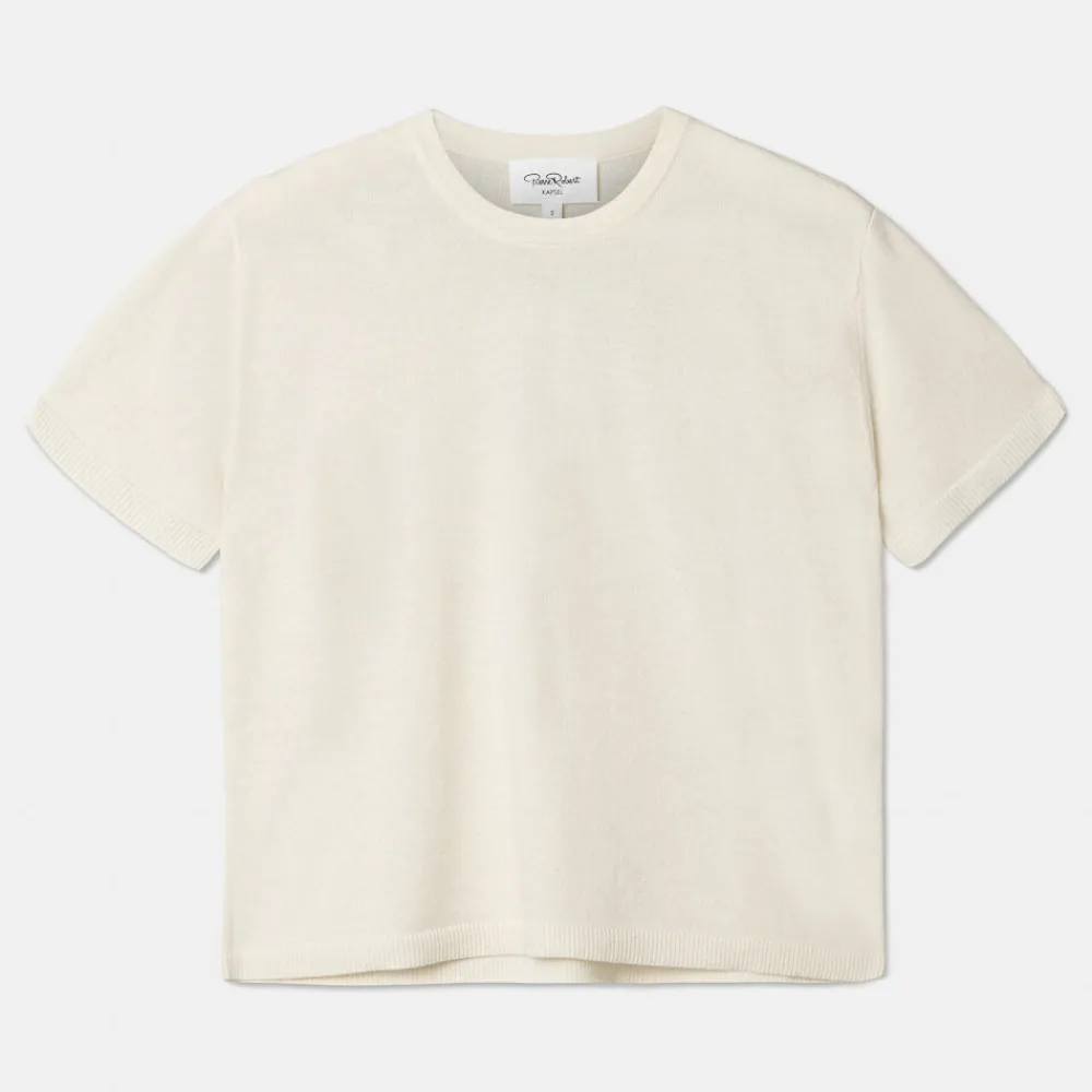 Pierre Robert Overdeler|T-Skjorter-T-skjorte I Ull Ivory
