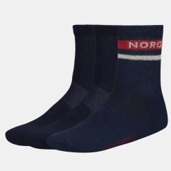 Pierre Robert Ullundertøy|Sokker-Tykk Ullsokk X3 41-45 Norway Blue