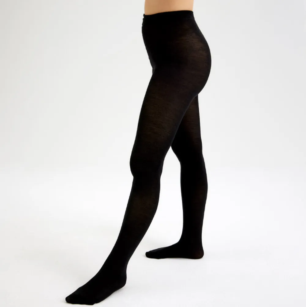 Pierre Robert Strømpebukser|Strømpebukser-Tynn Ullstrømpebukse Black