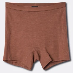 Pierre Robert Ullundertøy|Sommerull-Ullboxer Dame Light Mahogany