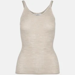 Pierre Robert Overdeler|Singlet-Ullsinglet Stone Beige
