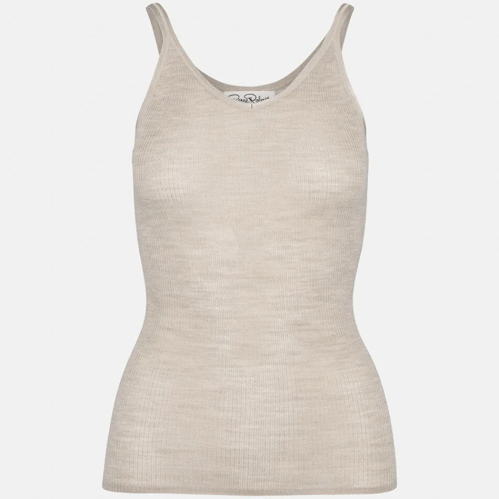 Pierre Robert Overdeler|Singlet-Ullsinglet Stone Beige