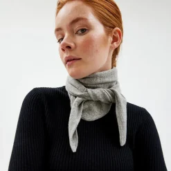 Pierre Robert Tilbehør|Sommerull-Ullskjerf Grey Melange