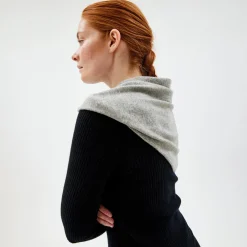 Pierre Robert Tilbehør|Sommerull-Ullskjerf Grey Melange