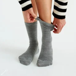 Pierre Robert Ullundertøy|Sokker-Ullsokker Light Grey Melange