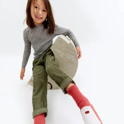 Pierre Robert Overdeler|Ullundertøy-Ulltrøye Barn Light Grey Melange