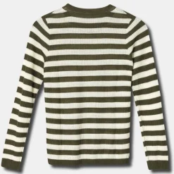 Pierre Robert Overdeler|Ullundertøy-Ulltrøye Barn Dark Olive