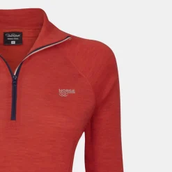 Pierre Robert Ullundertøy|Overdeler-Ulltrøye Dame OL Red Mel