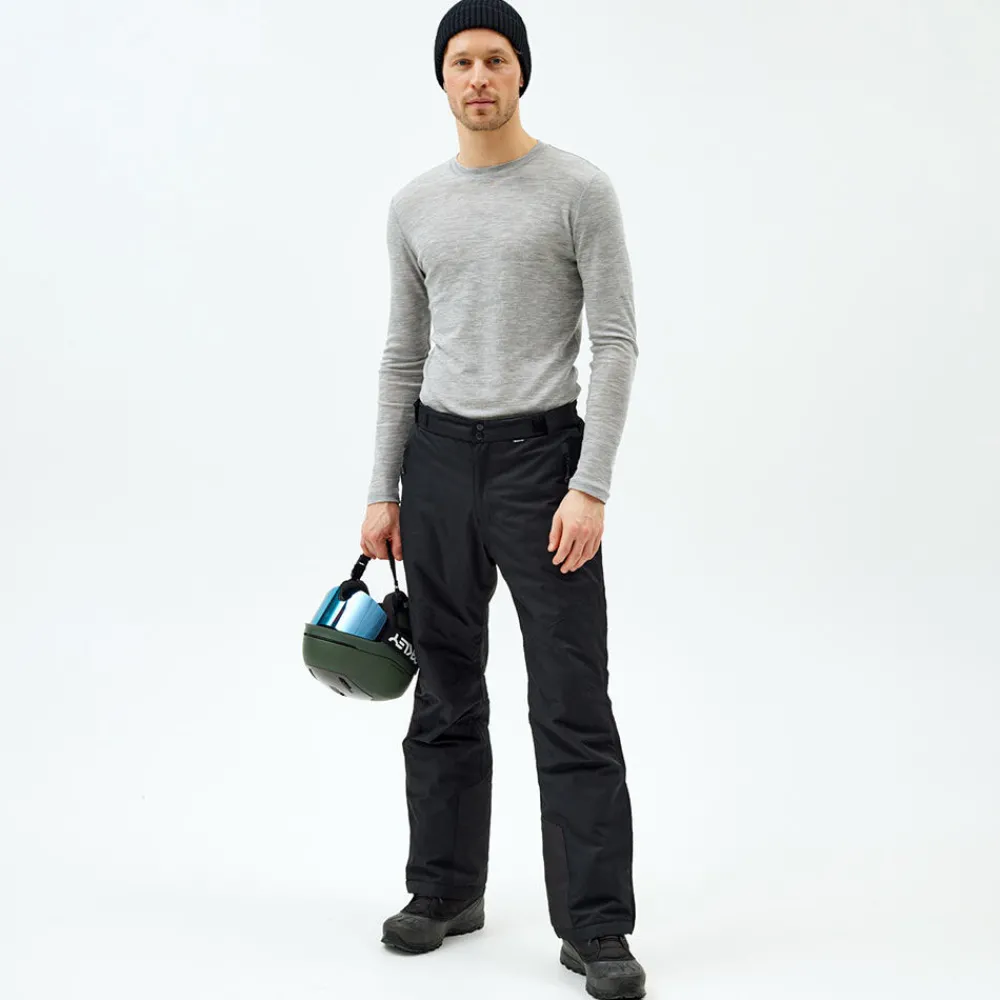 Pierre Robert Ullundertøy-Ulltrøye Herre Merinoull Grey Melange