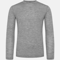 Pierre Robert Ullundertøy-Ulltrøye Herre Merinoull Grey Melange