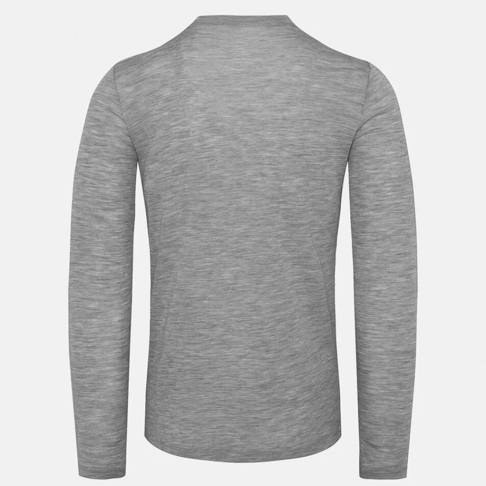 Pierre Robert Ullundertøy-Ulltrøye Herre Merinoull Grey Melange