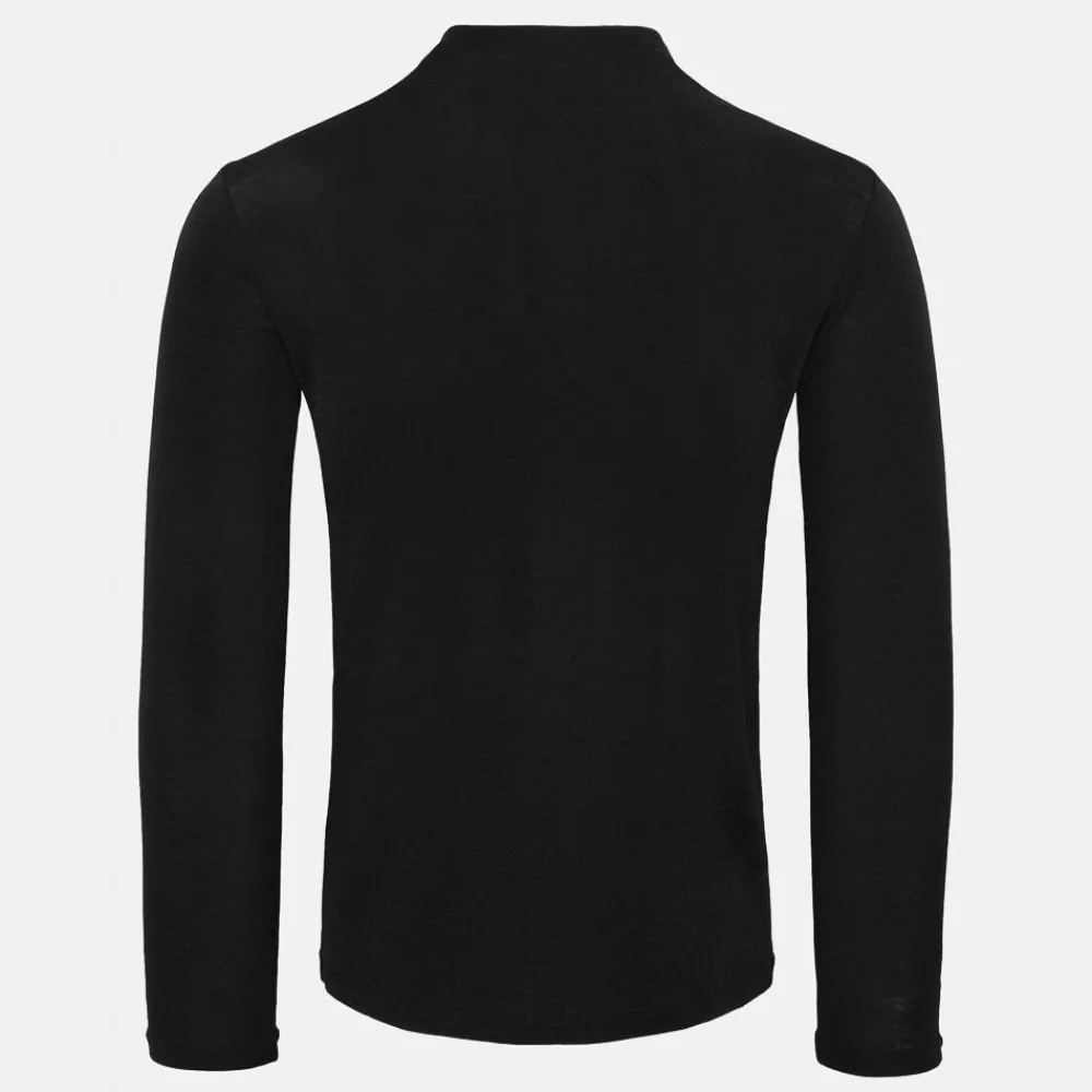 Pierre Robert Ullundertøy|Sport-Ulltrøye Herre Merinoull Black Mel