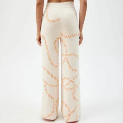 Pierre Robert Underdeler|Loungewear-Vendbar Bukse Apricot/Ecru