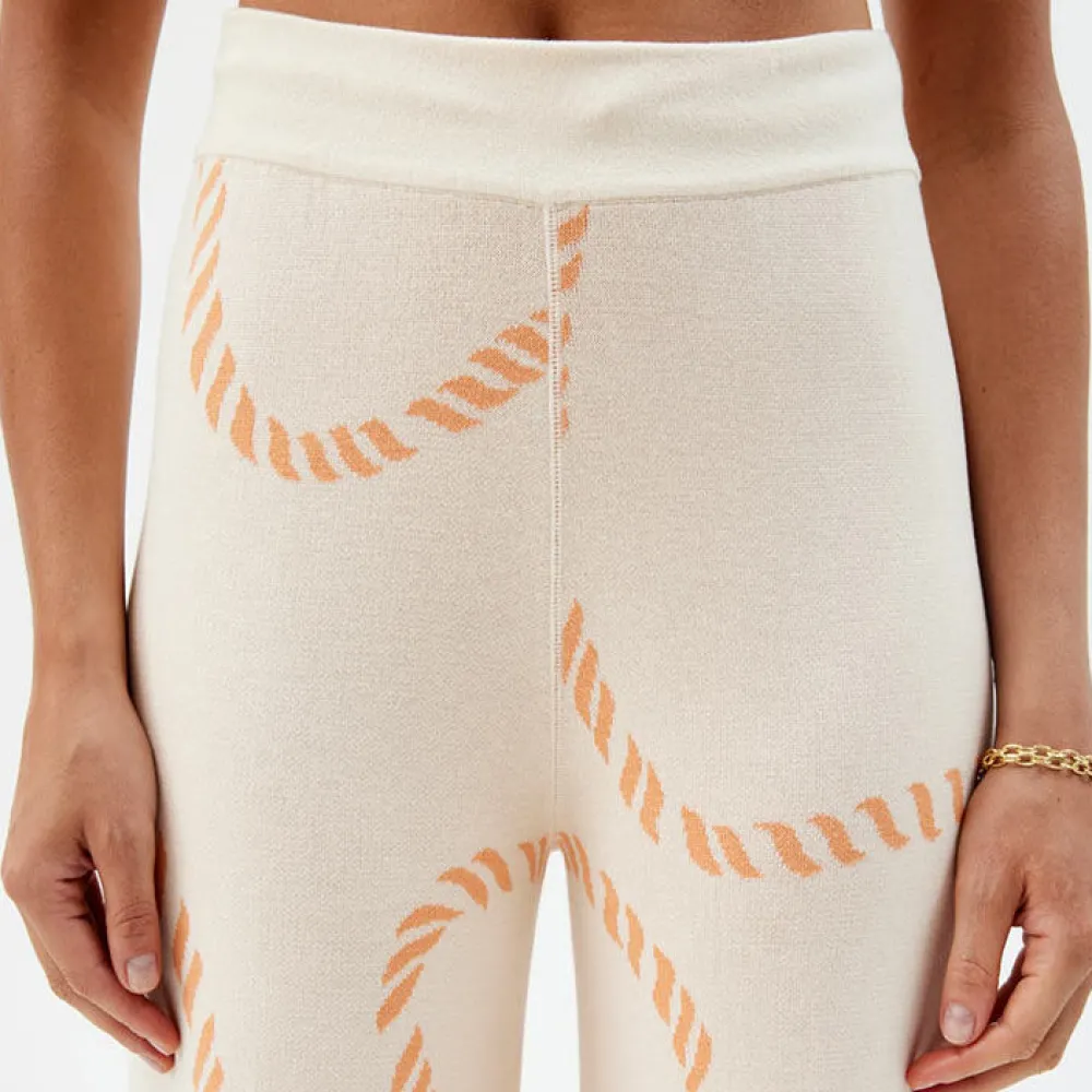 Pierre Robert Underdeler|Loungewear-Vendbar Bukse Apricot/Ecru
