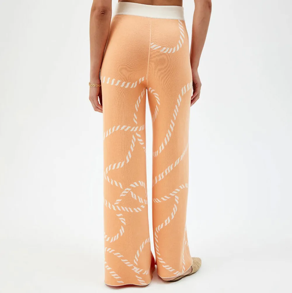 Pierre Robert Underdeler|Loungewear-Vendbar Bukse Apricot/Ecru
