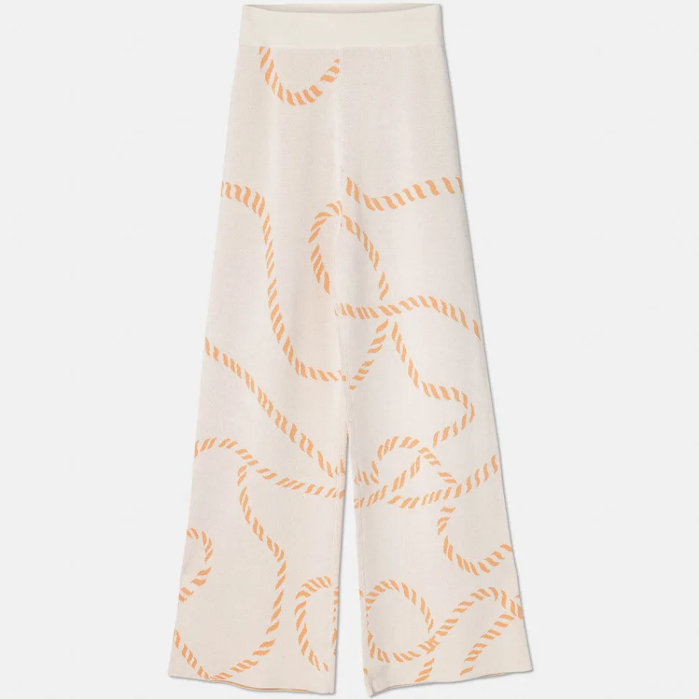 Pierre Robert Underdeler|Loungewear-Vendbar Bukse Apricot/Ecru